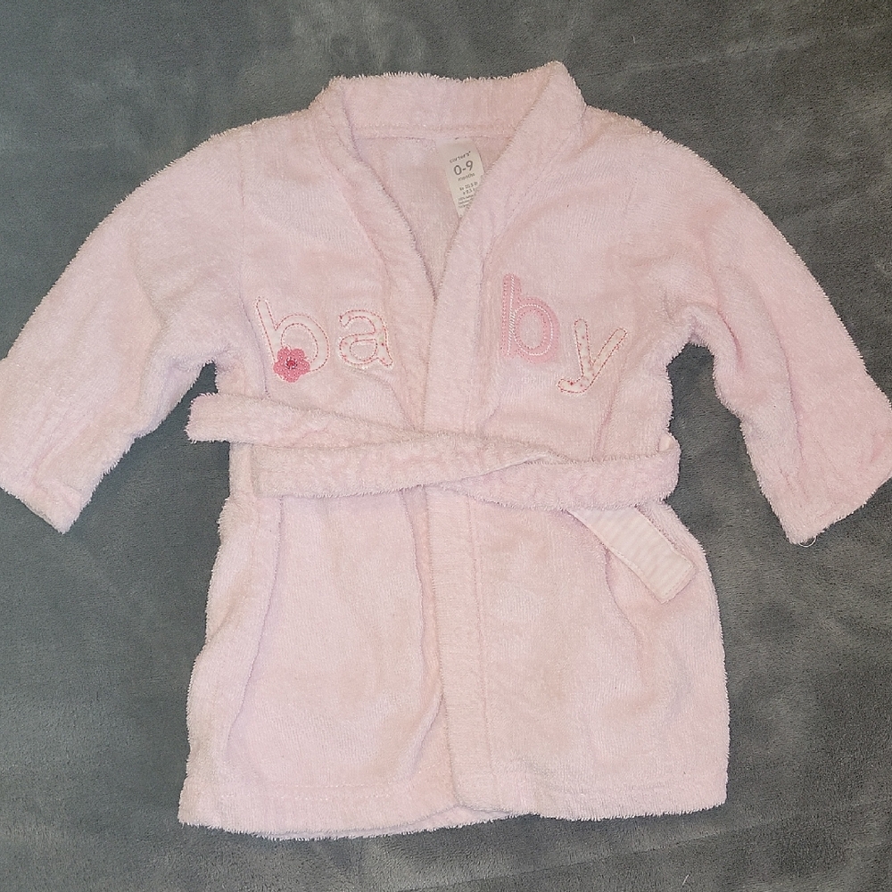 Carter's Soft Pink Baby Robe